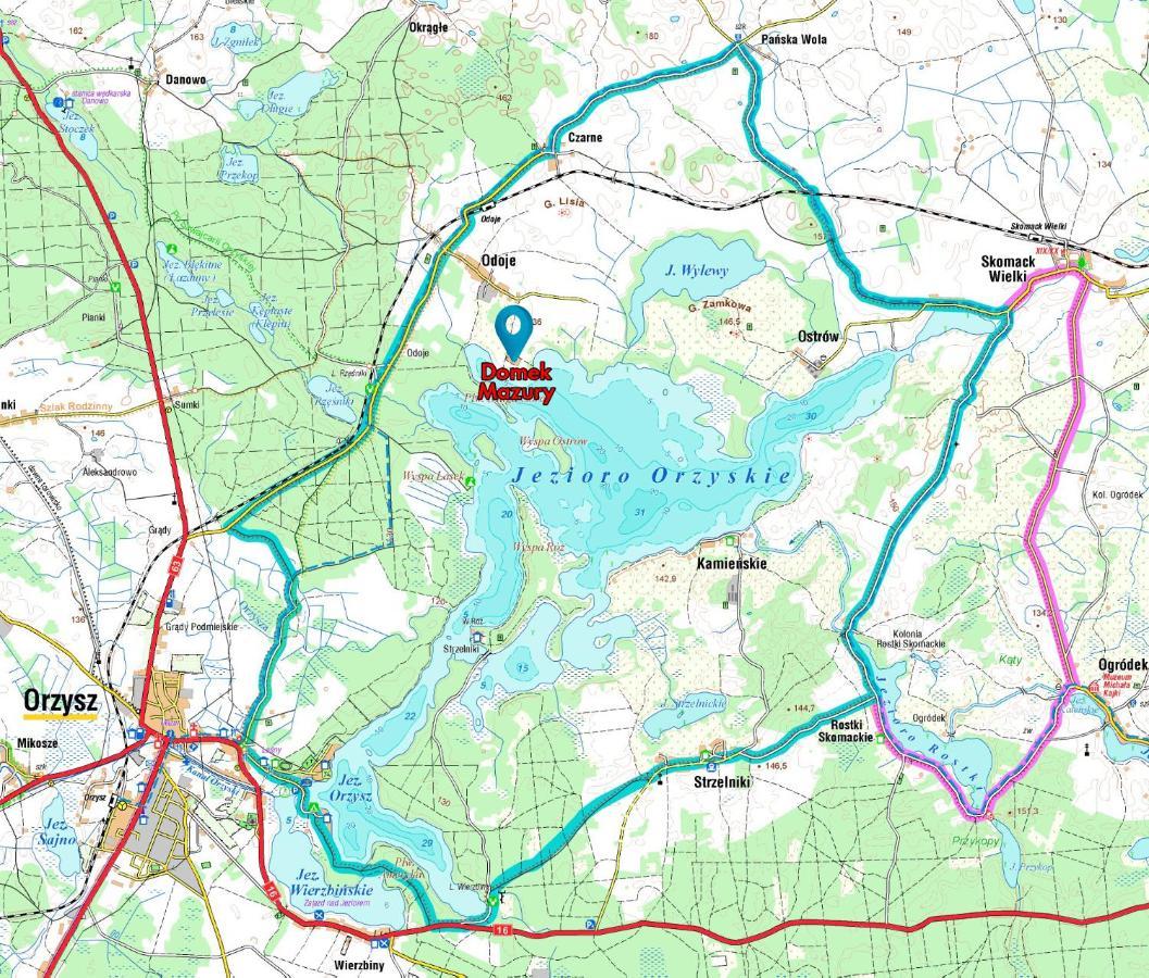 Domek Mazury - Jezioro Orzysz Buitenkant foto